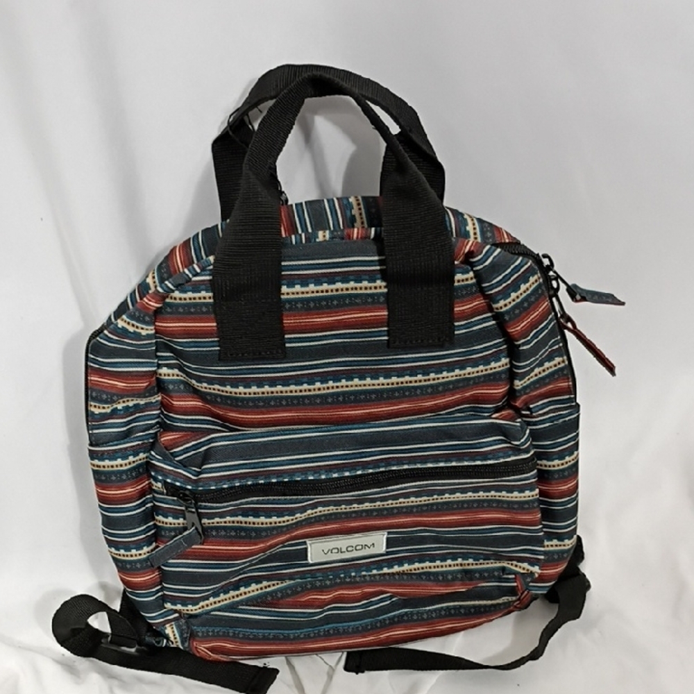 NWT Volcom Moonstone Mini Backpack Stripes